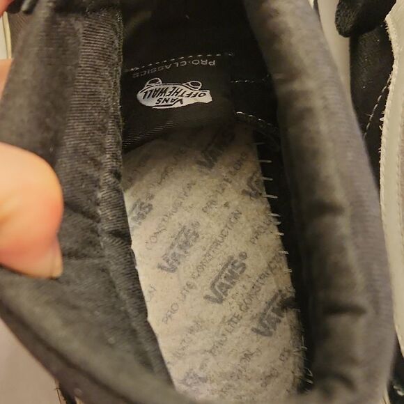 Vans Old Skool Skater Hi Top Black Sneakers Men's 13 - Picture 10 of 13